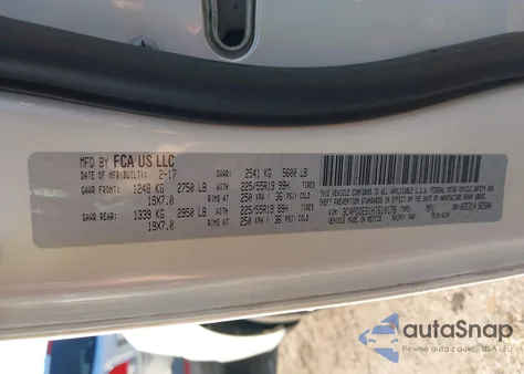 2017 Dodge Journey Gt Awd z USA, uszkodzony, nr VIN 3C4PDDEG1HT610178